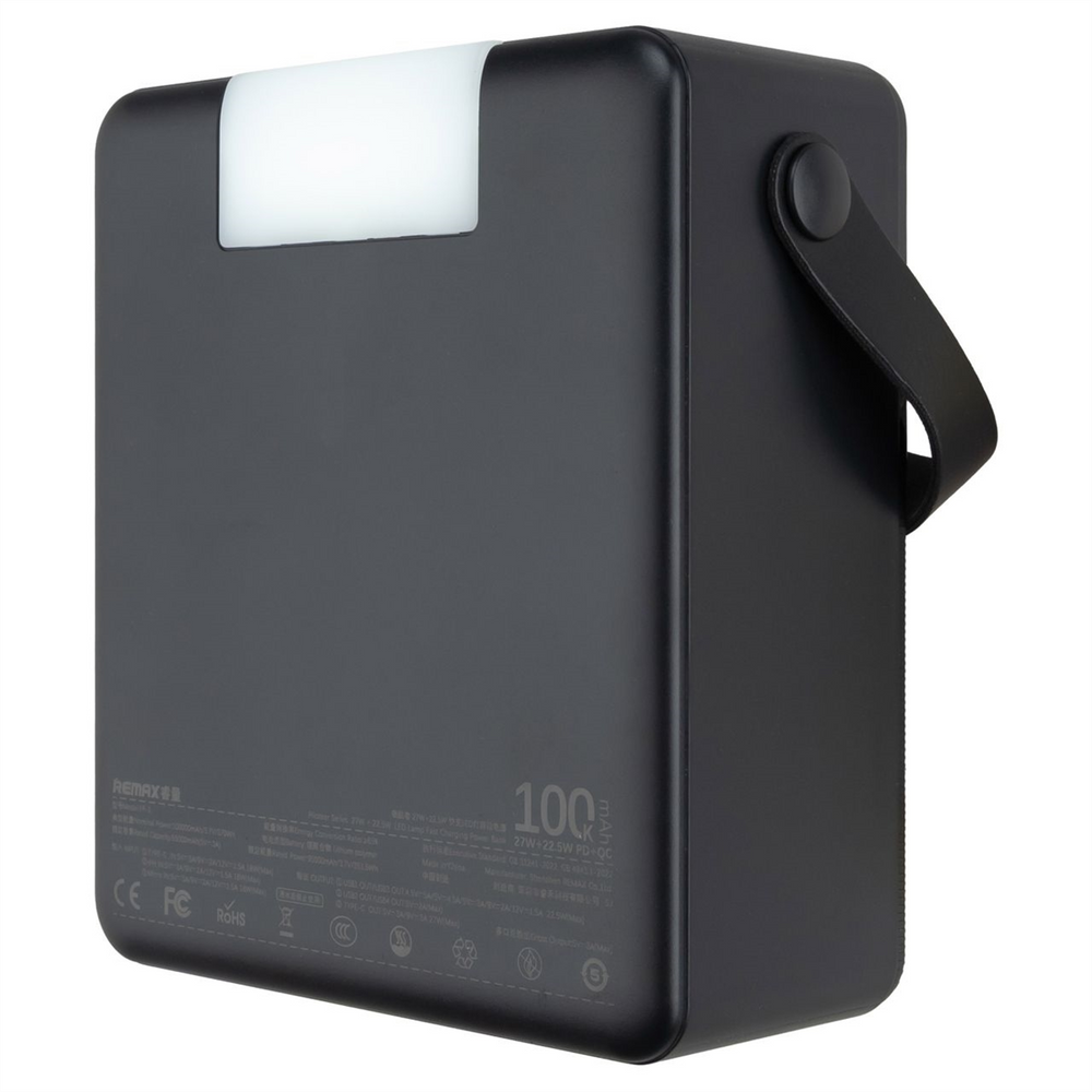PowerBank 100000 mAh Remax FP-1 PD27W+QC22.5W Чорний (Black) 202283 фото
