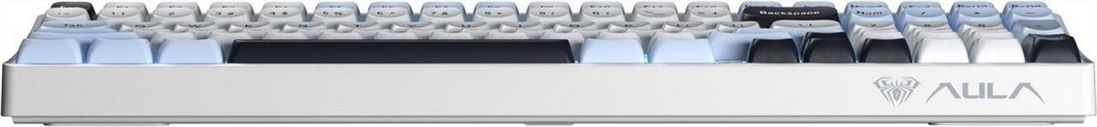 Клавіатура бездротова Aula S100pro Brown Switch Чорна Біла (Black White) 211381 фото