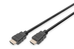 Кабель HDMI DIGITUS HDMI (M/M), High speed 1м Чорний (Black) 188827 фото