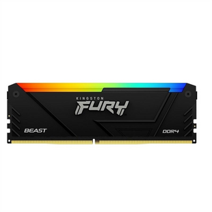 Модуль пам'яті DDR4 8GB/3200 Kingston Fury Beast RGB (KF432C16BB2A/8WP) Чорний (Black) 208380 фото