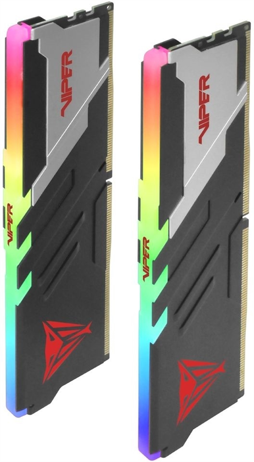 Модуль пам'яті DDR5 2x16GB/7200 Patriot Viper Venom RGB (PVVR532G720C34K) Чорний (Black) 208411 фото