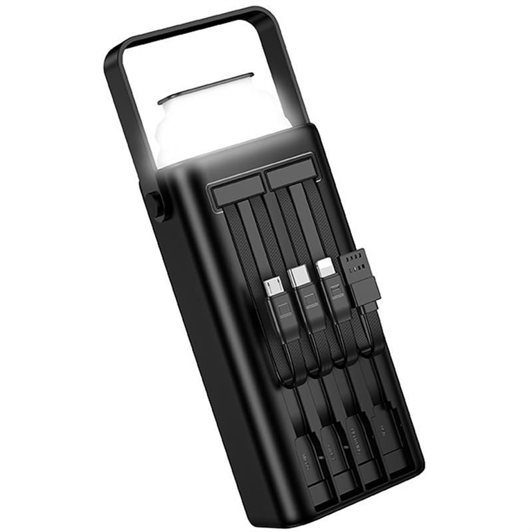 PowerBank 30000 mAh Borofone BJ65 High 22.5W+PD20W with cable Чорний (Black) 245902 фото