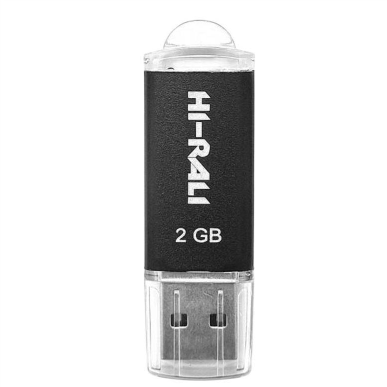 USB Флеш 2Gb Hi-Rali Rocket Чорний (Black) 145612 фото