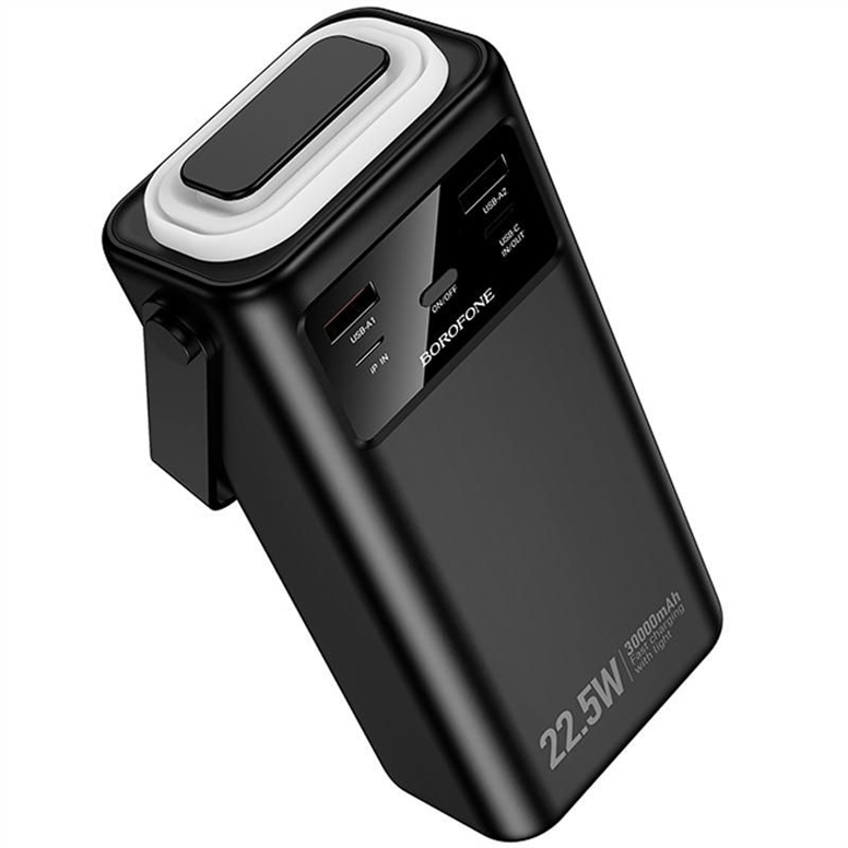 PowerBank 30000 mAh Borofone BJ65 High 22.5W+PD20W with cable Чорний (Black) 245902 фото
