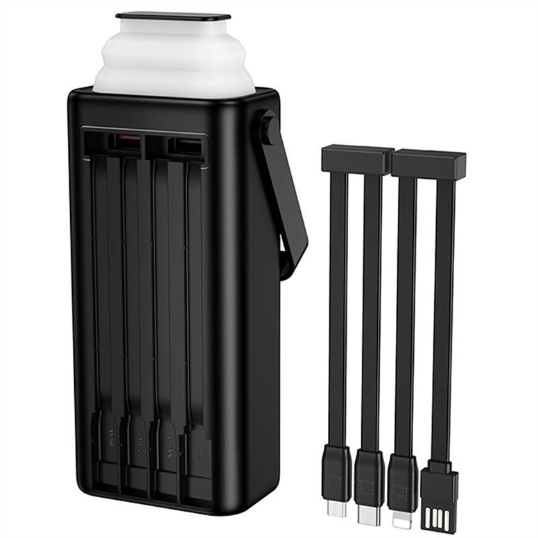 PowerBank 30000 mAh Borofone BJ65 High 22.5W+PD20W with cable Чорний (Black) 245902 фото