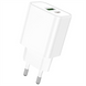 Зарядний пристрій Borofone BA88A Navy PD20W+QC3.0 (1USB-A/1C) Білий (White) 166382 фото 1