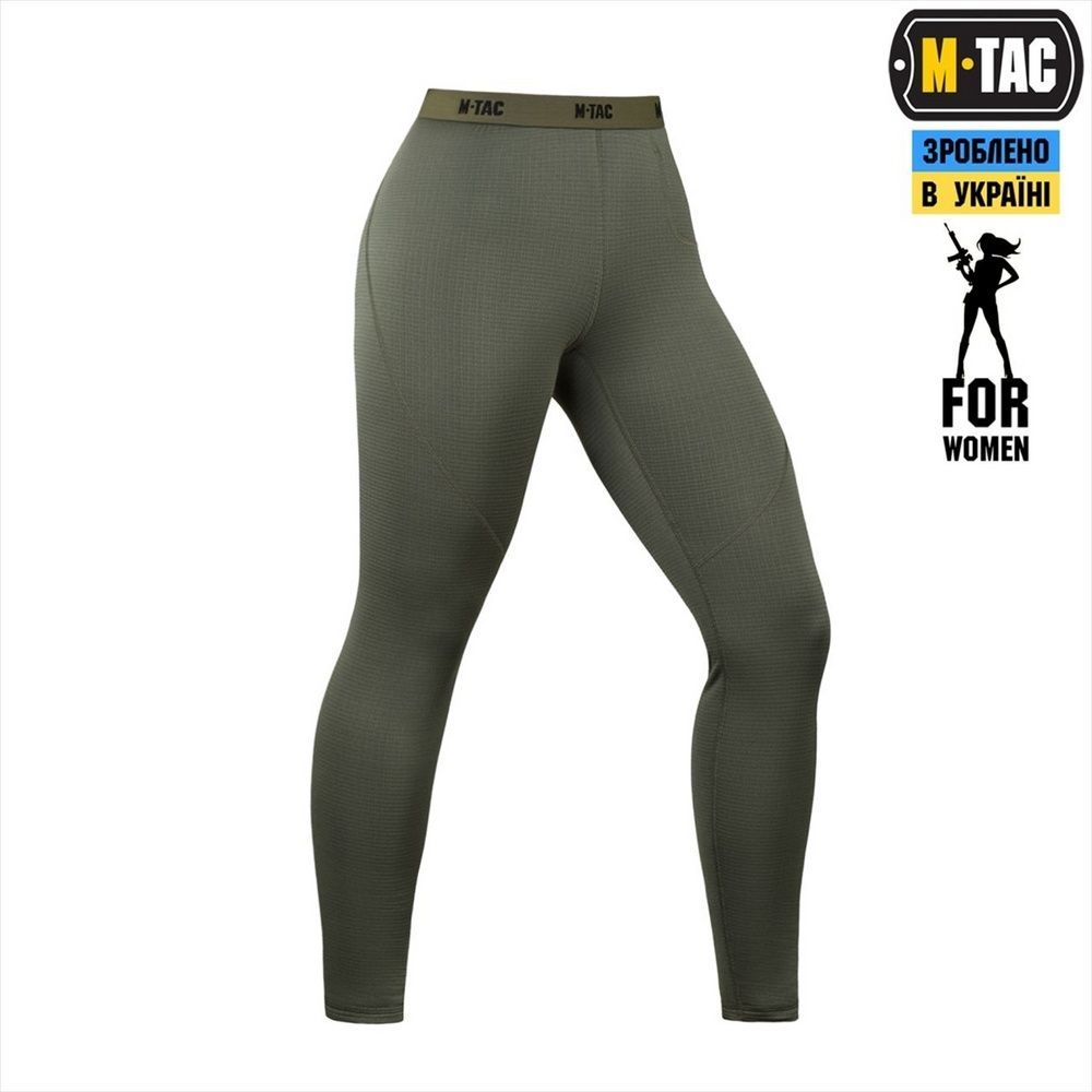 Термоштани M-Tac фліс Delta Level 2 Lady Зелені (Army Olive) (2XS) 234125 фото
