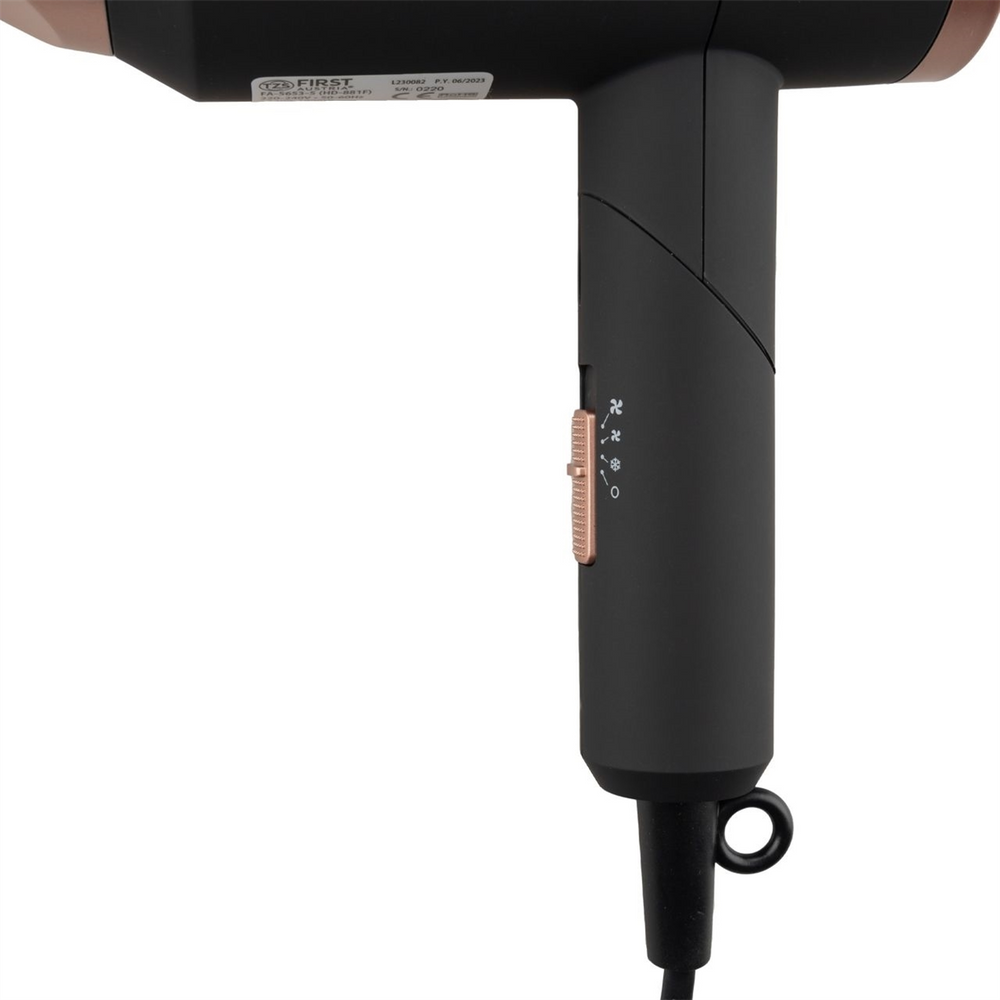 Фен First FA-5653-5 Чорний (Black) 121751 фото