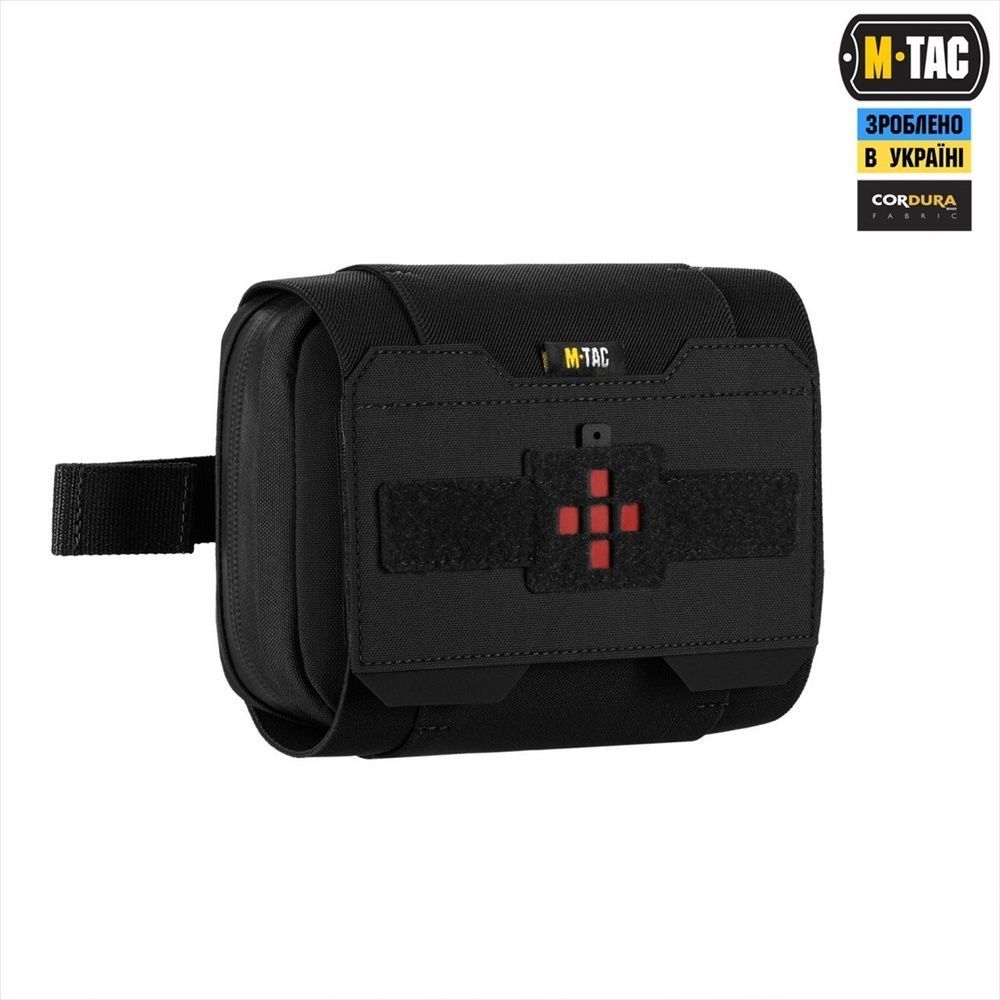 Підсумок M-Tac медичний горизонтальний Large Elite Чорний (Black) 224185 фото