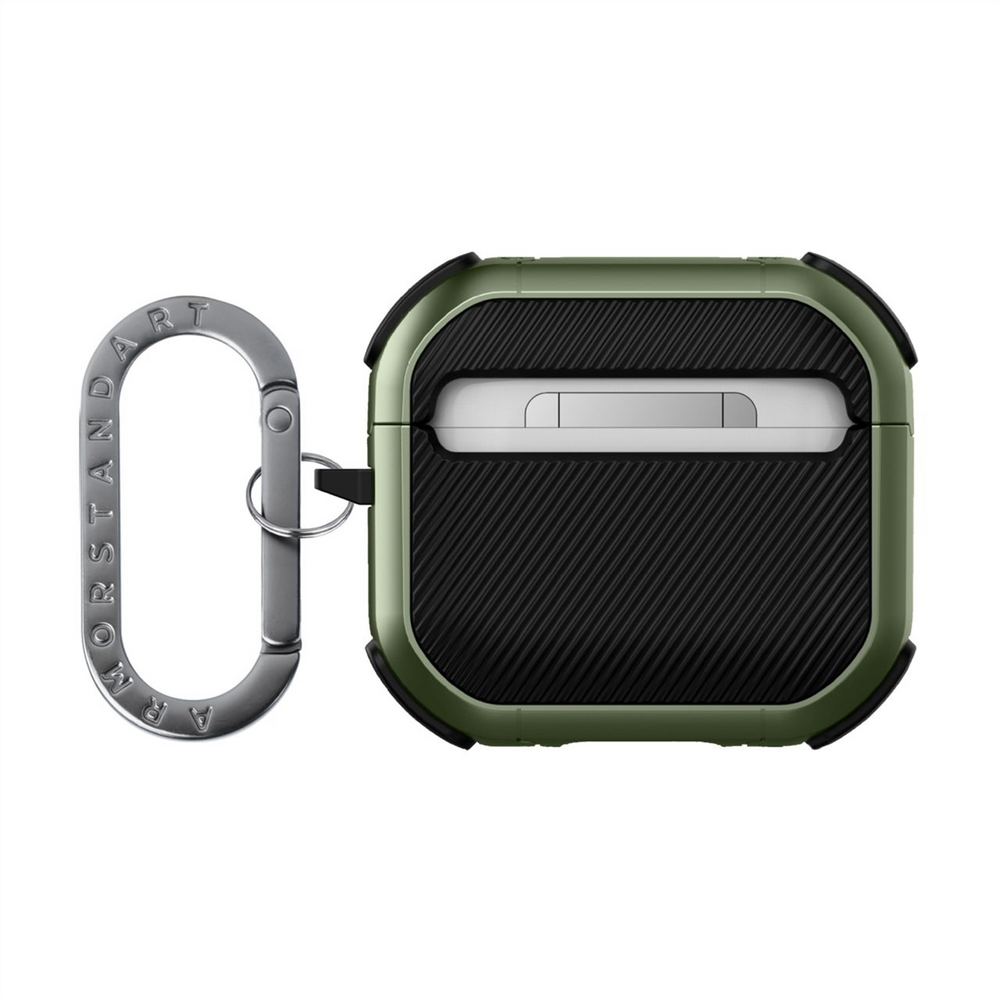 Чохол для навушників AirPods 4/5 ArmorStandart Panzer Зелений (Olive Green) 246724 фото