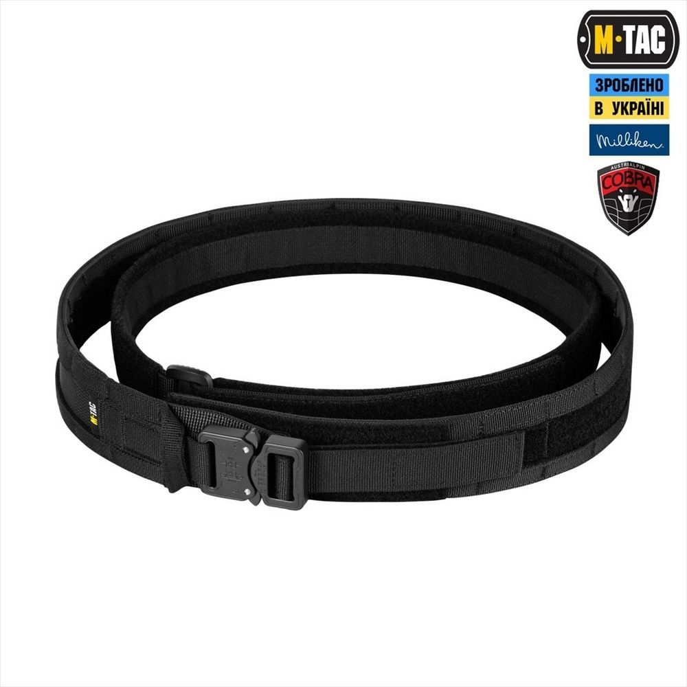 Ремінь M-Tac Range Belt Cobra Buckle Gen.III Чорний (Black) (XS/S) 225258 фото