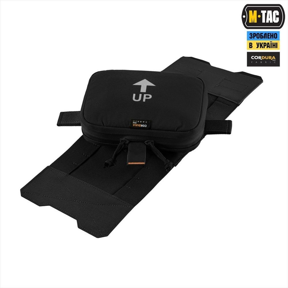 Підсумок M-Tac медичний горизонтальний Large Elite Чорний (Black) 224185 фото