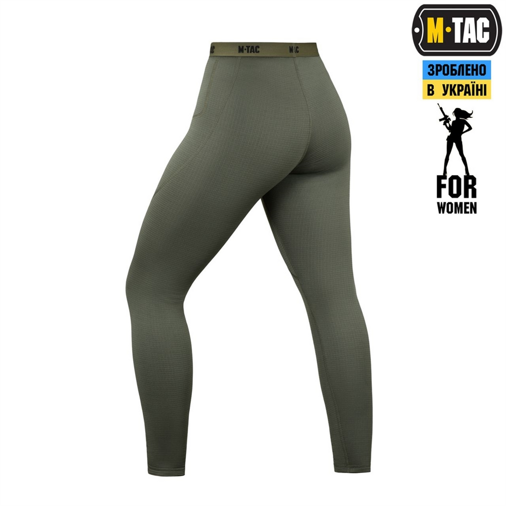 Термоштани M-Tac фліс Delta Level 2 Lady Зелені (Army Olive) (2XS) 234125 фото