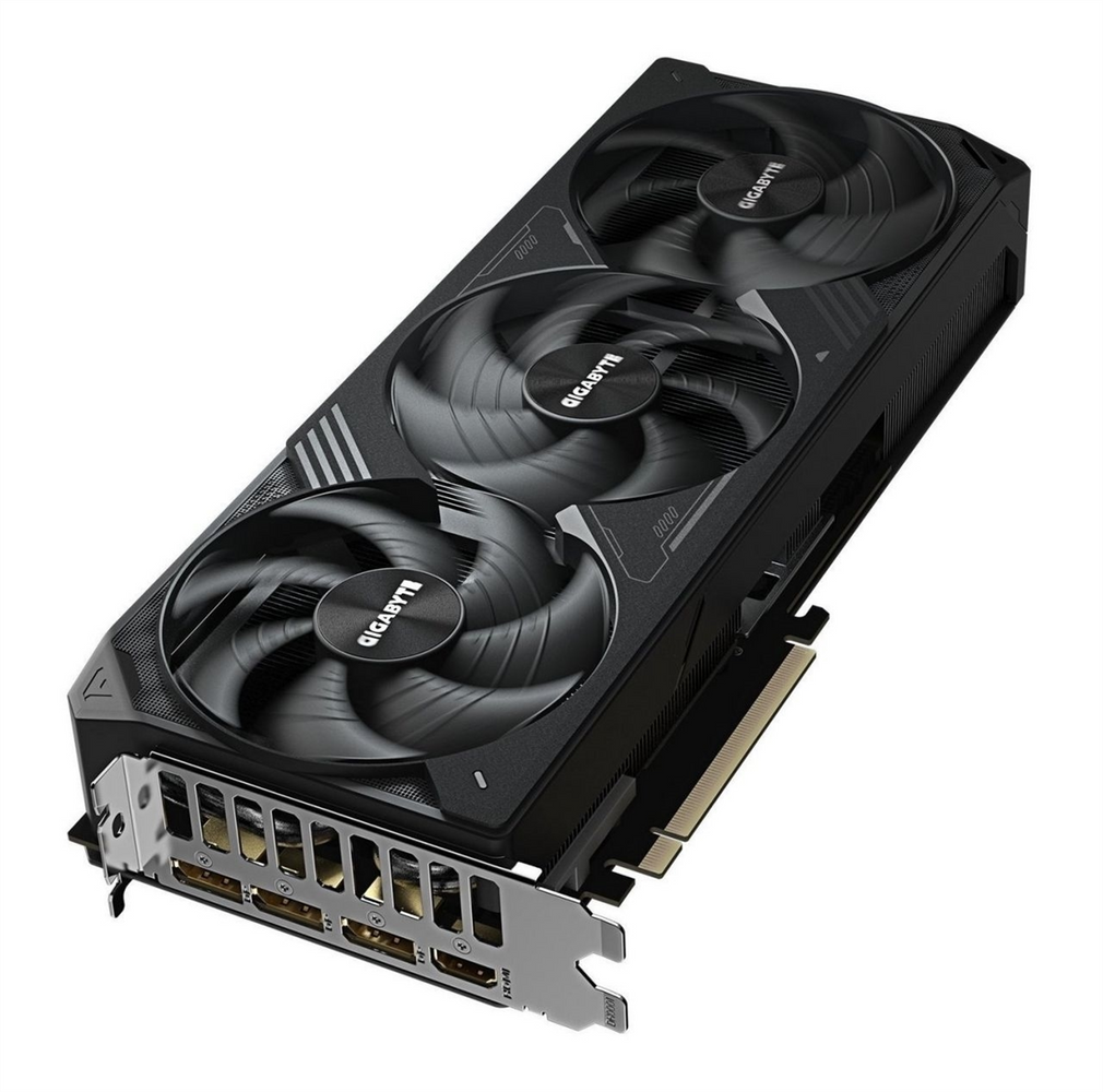 Відеокарта Gigabyte GeForce RTX 5070 Ti 16GB Windforce Чорна (Black) 208180 фото