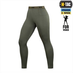 Термоштани M-Tac фліс Delta Level 2 Lady Зелені (Army Olive) (2XS) 234125 фото