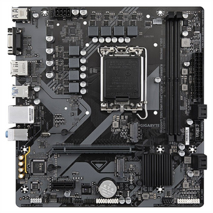 Материнська плата Gigabyte B760M E Чорна (Black) 206810 фото
