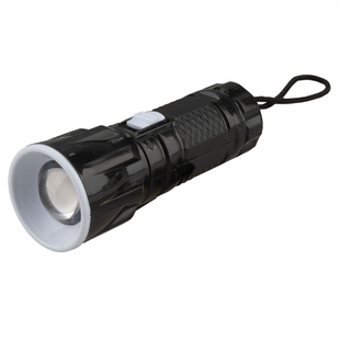 Ліхтарик (ручний) 1LED 3xAAA Чорний (Black) 103895 фото