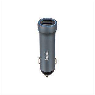 Автомобільний зарядний пристрій Hoco Z54 Prosperous 2USB 3.4A Сірий (Gray) 166595 фото