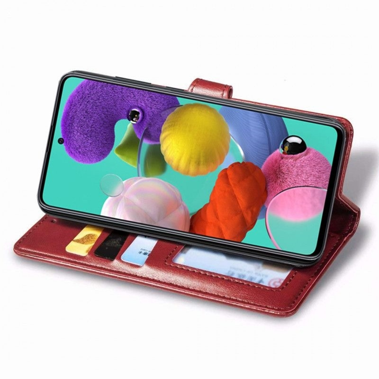 Чохол кейс для Samsung A51 GETMAN Gallant (PU) Червоний (Red) 157264 фото