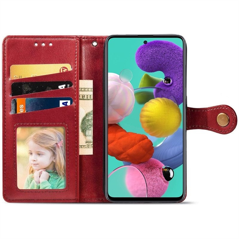 Чохол кейс для Samsung A51 GETMAN Gallant (PU) Червоний (Red) 157264 фото