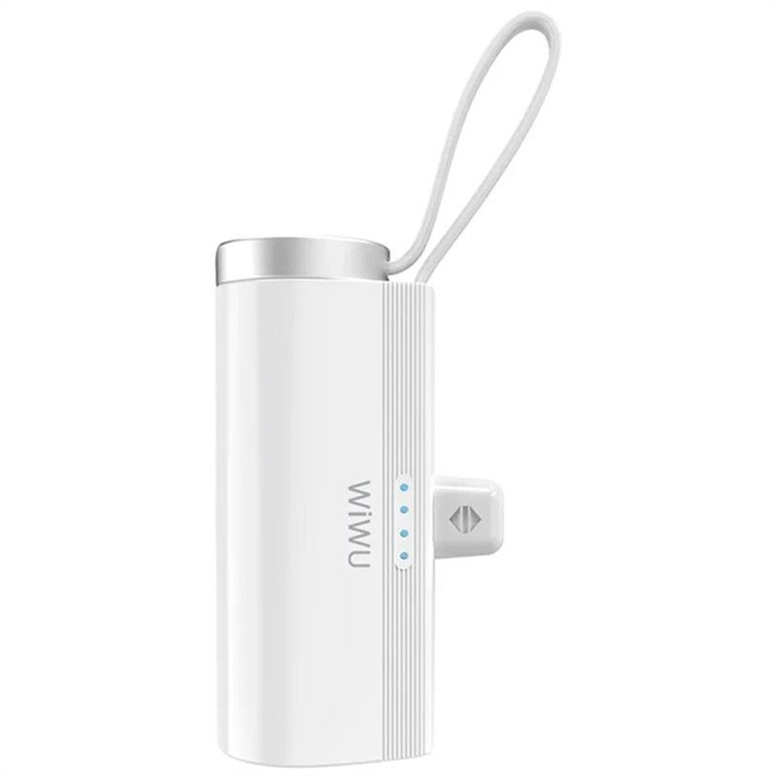 PowerBank 5000 mAh WIWU W026 2 in 1 Type-C з Magsafe For Apple Watch 15W Біла (White) 155963 фото