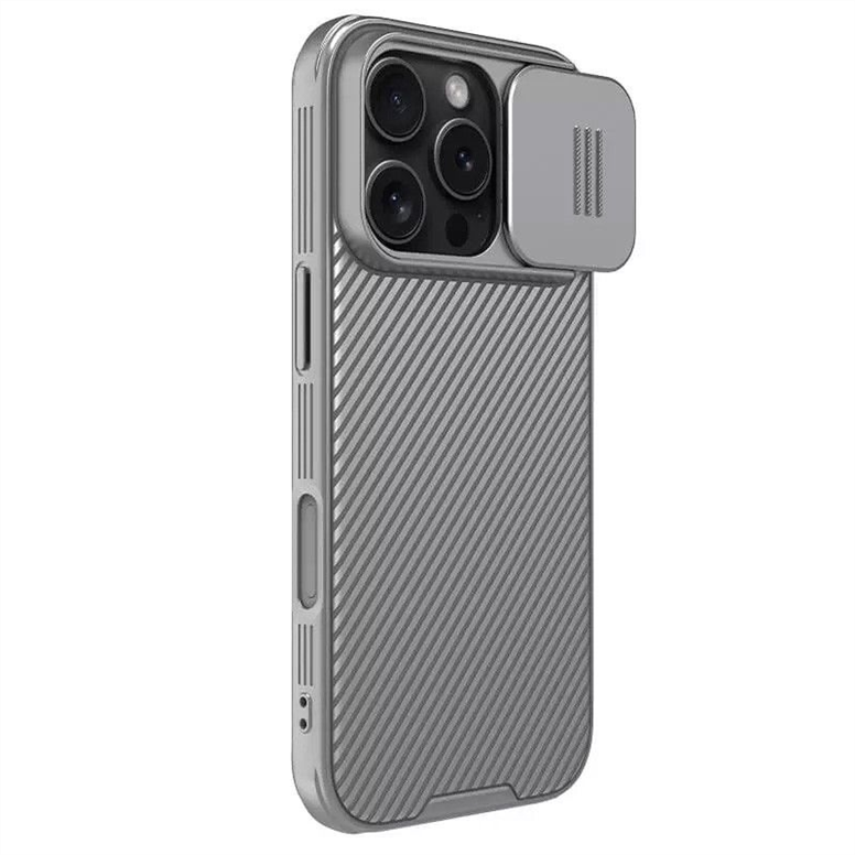 Чохол накладка для iPhone 16 Pro Nillkin CamShield Pro Сіра (Gray) 190498 фото
