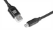 USB кабель REAL-EL Premium Fabric USB - micro USB (EL123500048) 2м Чорний (Black) 169731 фото 6