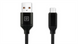 USB кабель REAL-EL Premium Fabric USB - micro USB (EL123500048) 2м Чорний (Black) 169731 фото 5