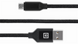 USB кабель REAL-EL Premium Fabric USB - micro USB (EL123500048) 2м Чорний (Black) 169731 фото 4