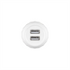 Зарядний пристрій Hoco C41A Wisdom (2USB) 2.4A+ кабель Lightning Білий (White) 111589 фото 2