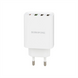 Зарядний пристрій Borofone BA79A (3 USB + 1 USB-C) 20W + кабель Type-C to Lightning Білий (White) 133966 фото 2