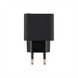Зарядний пристрій Borofone BAS14A (1USB+1USB-C) 20W + кабель Type-C Чорний (Black) 128758 фото 5