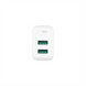 Зарядний пристрій Acefast A33 (2 USB) QC3.0 18W Білий (White) 138507 фото 4