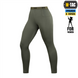 Термоштани M-Tac фліс Delta Level 2 Lady Зелені (Army Olive) (2XS) 234125 фото 1