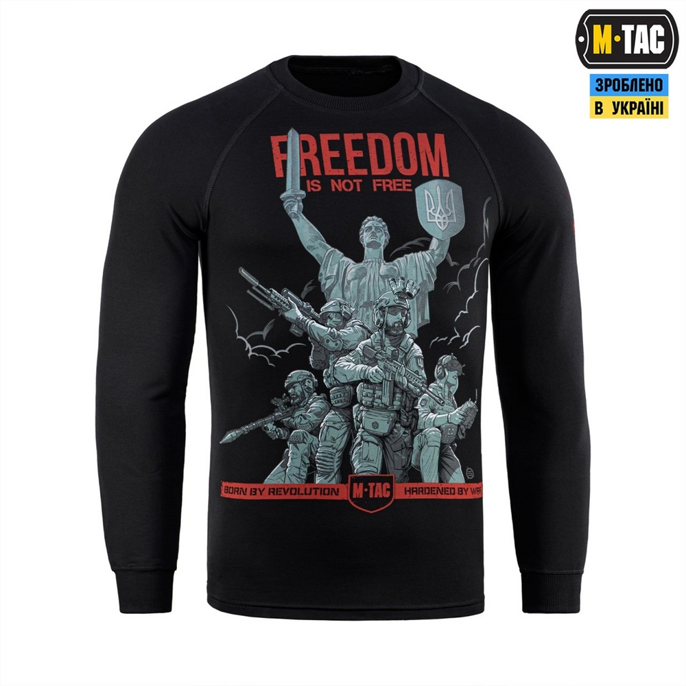 Реглан M-Tac Freedom Чорний (Black) (M) 232520 фото