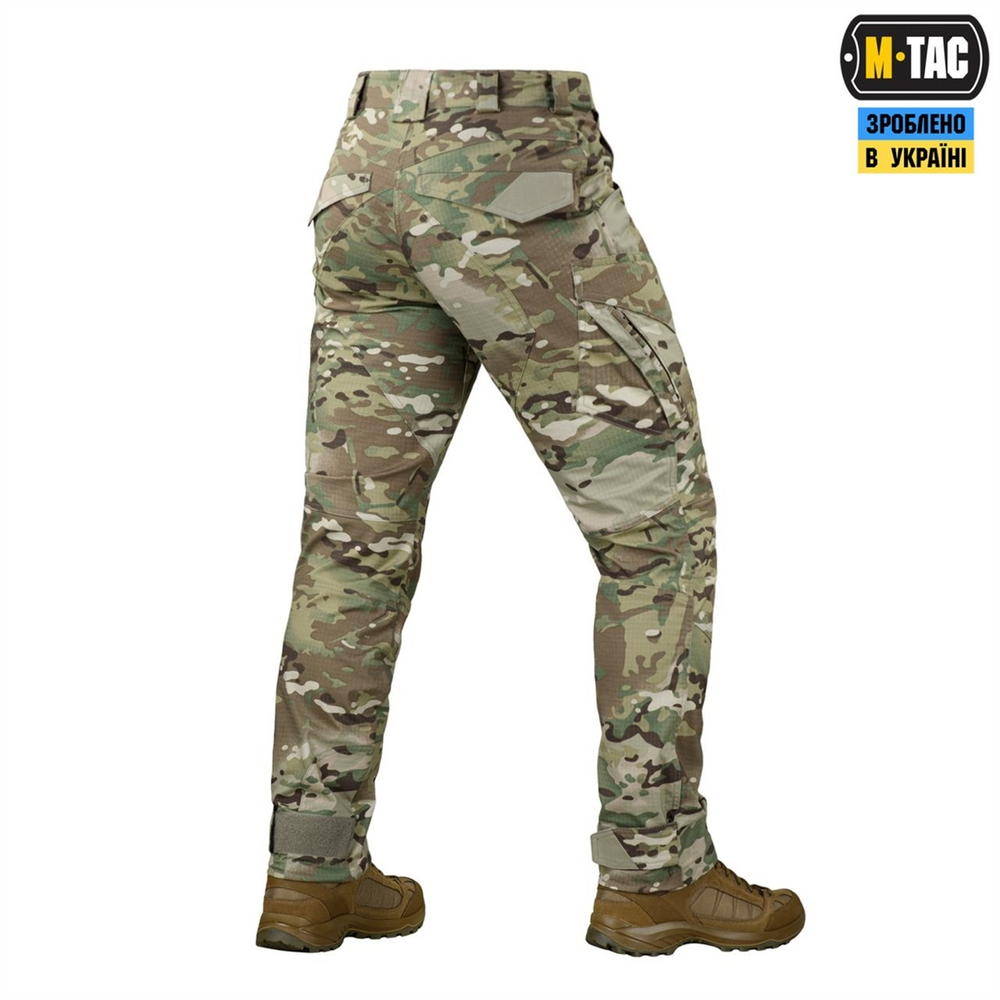 Штани M-Tac Aggressor Gen.II Flex Rip-Stop MC XL/R Зелені (Multicam) 217866 фото
