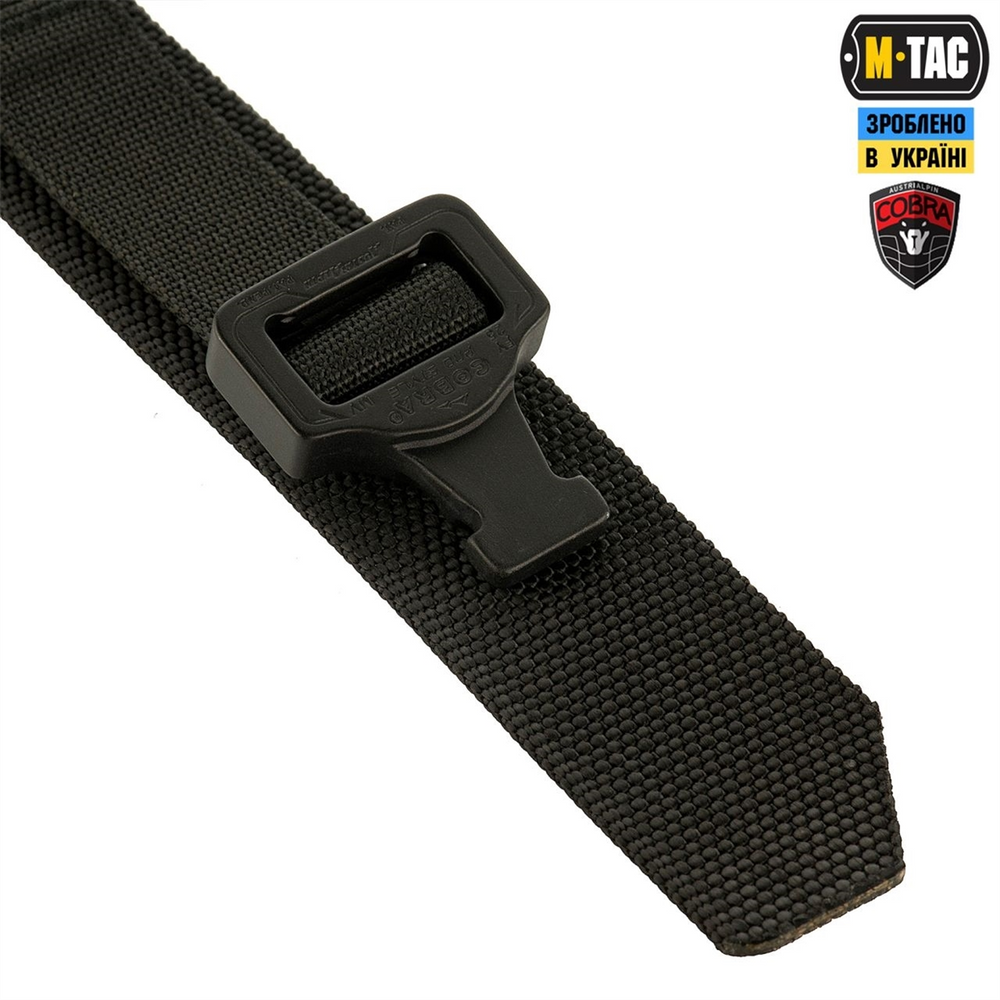 Ремінь M-Tac Cobra Buckle Tactical Belt Gen.II Чорний (Black) (XL/2XL) 223833 фото