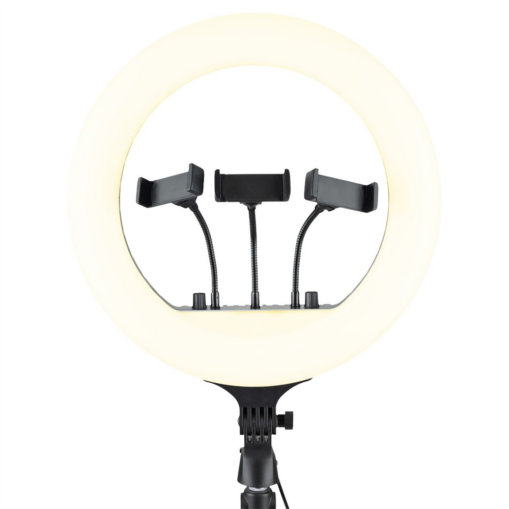 Кільцева світлодіодна лампа RGB LED RL-14 Чорна (Black) 133834 фото