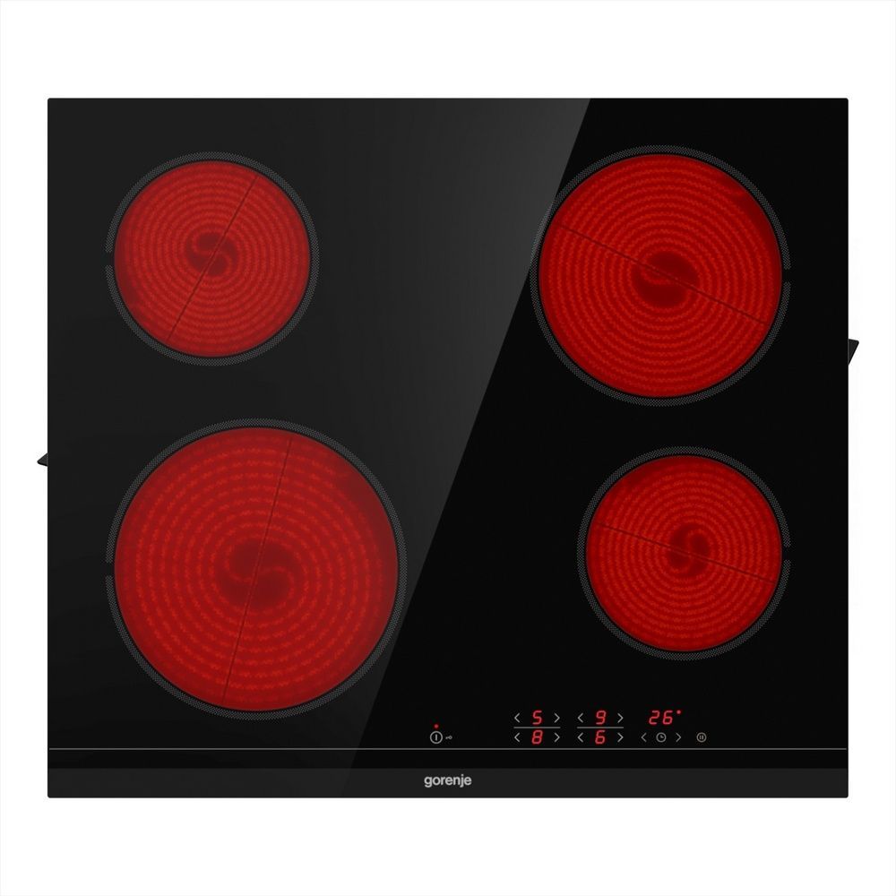 Варильна поверхня електрична Gorenje ECT641BCSC Чорна (Black) 216055 фото