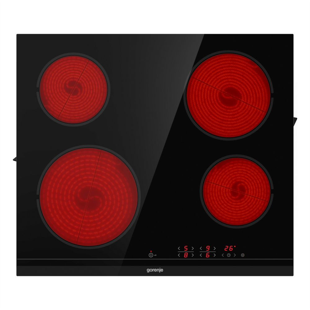 Варильна поверхня електрична Gorenje ECT641BCSC Чорна (Black) 216055 фото
