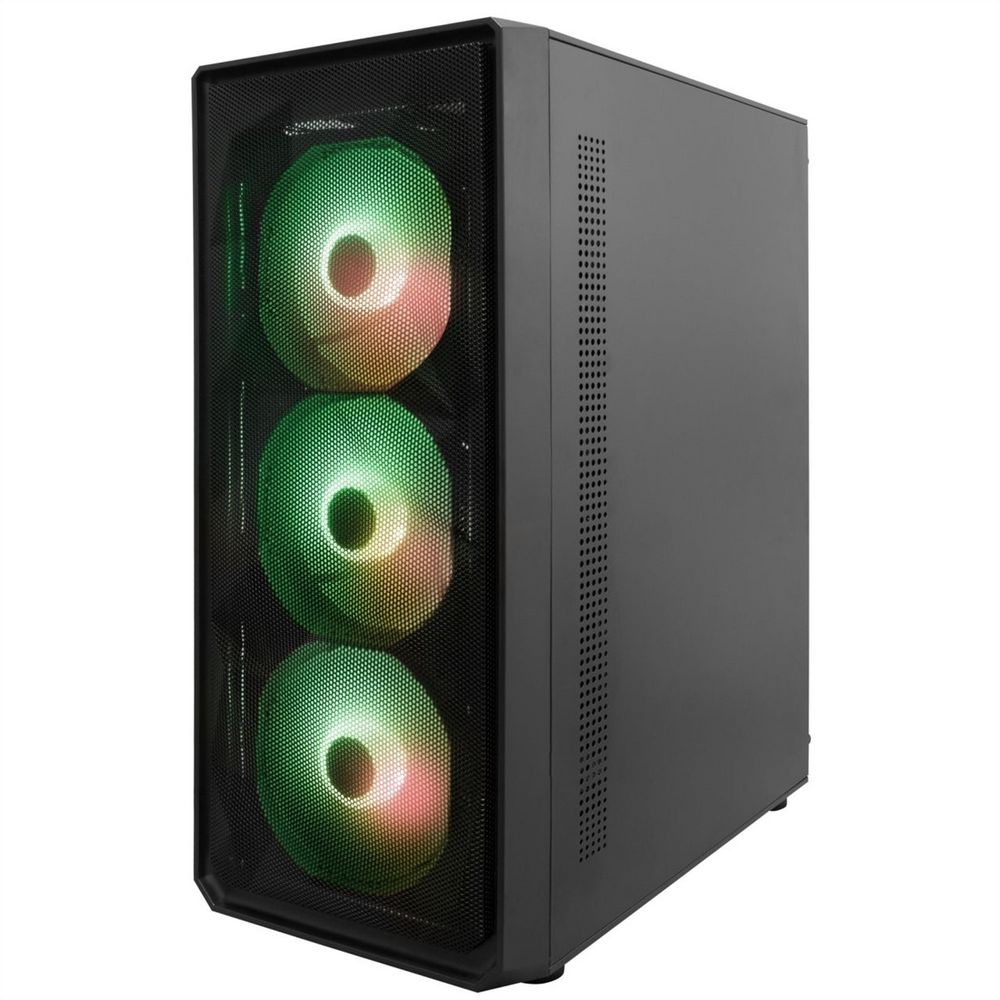 Корпус 1stPlayer FD3-BK-4F7 Чорний (Black) 208131 фото