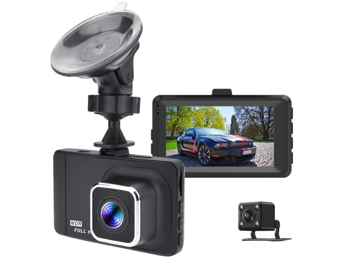 Відеореєстратор CarCam T418 Dual Чорний (Black) 169316 фото
