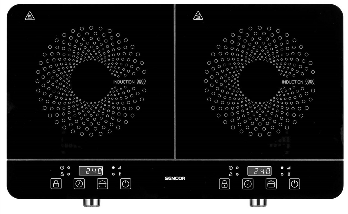 Електроплитка індукційна Sencor SCP 4201GY Чорна (Black) 216928 фото