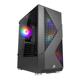 Корпус 1stPlayer F3-A-BK-4F1 Чорний (Black) 208134 фото