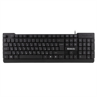 Клавіатура Defender Element HB-190 USB Чорна (Black) 101820 фото