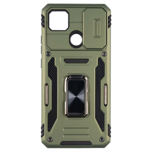 Чохол накладка для Xiaomi Redmi 9C/10A Camshield Army Ring Зелена (Green) 111702 фото