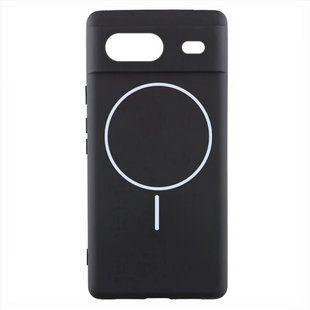 Чохол накладка для Google Pixel 8a Silicone Cover Lakshmi Full Camera (AA) with Magnetic Fit Чорна (Black) 259580 фото