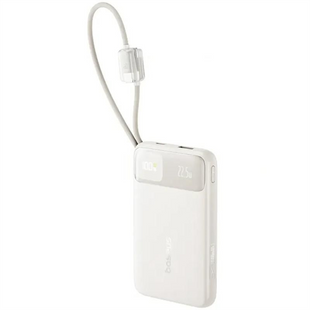 PowerBank 10000 mAh Baseus EnerFill FC11 PD22.5W with cable Бежевий (Beige) 245960 фото