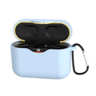 Чохол для навушників Sony WF-1000XM3 BeCover Silicon Блакитний (Light Blue) 168435 фото