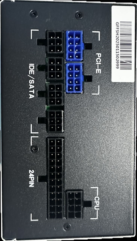 Блок живлення Delux DLP-45DGM 600W Чорний (Black) 209742 фото